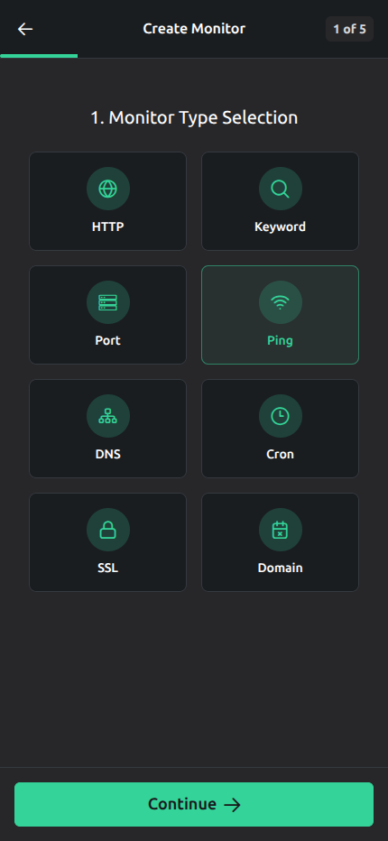 Hızlı network reachability kontrolleri için ping monitoring